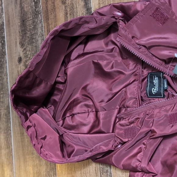 *NWT* Primitive Hooded Anorak Windbreaker Size XXL in Maroon and Black - Picture 5 of 11